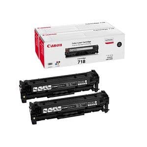 Canon 2x 718 BK  schwarz Toner
