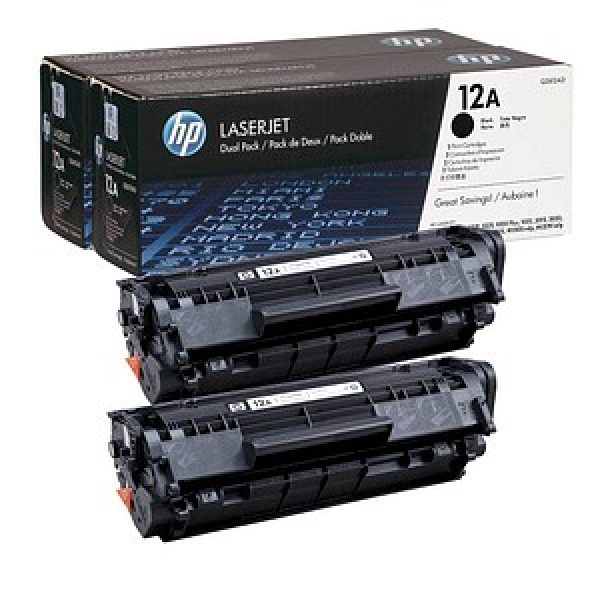 HP 12A (Q2612AD) schwarz Tonerkartuschen