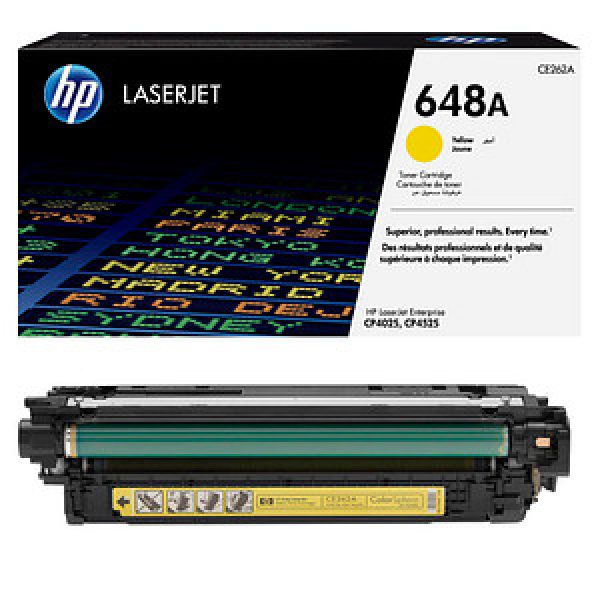 HP 648A (CE262A) gelb Tonerkartusche