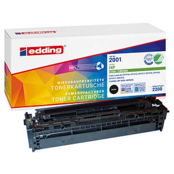edding EDD-2001  schwarz Toner kompatibel zu HP 125A; Canon 716 BK(CB540A; 1980B002AA)