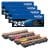 brother TN-242BK/C/M/Y  schwarz, cyan, magenta, gelb Toner, 4er-Set
